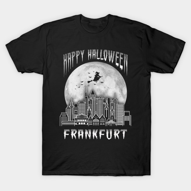 Happy Halloween Frankfurt Germany T-Shirt by travel2xplanet